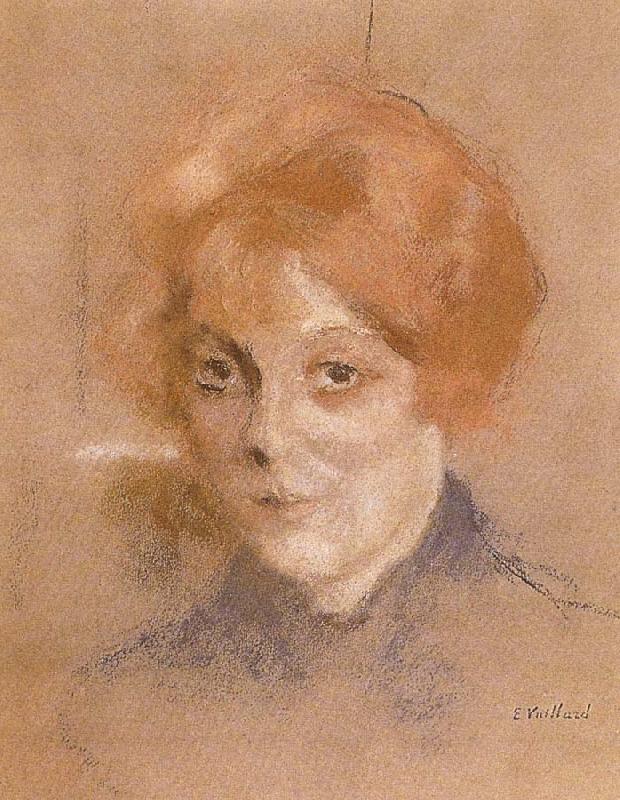 Edouard Vuillard The young woman has red hair